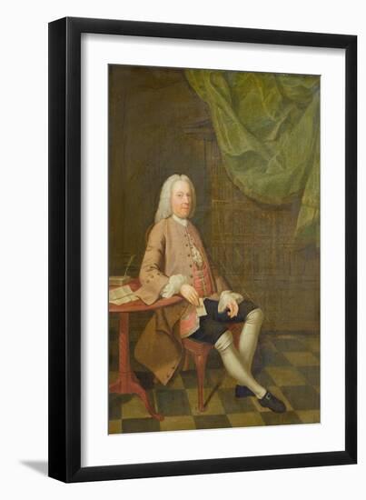 Portrait of John Orlebar, C.1740-Arthur Devis-Framed Giclee Print