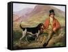 Portrait of John Peel (1776-1854) with One of His Hounds-Ramsay Richard Reinagle-Framed Stretched Canvas