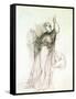 Portrait of John Philip Kemble as Hamlet-Thomas Lawrence-Framed Stretched Canvas