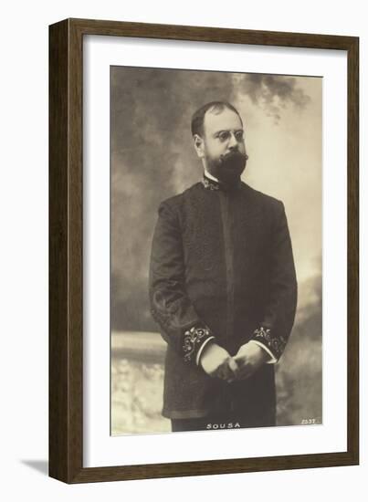 Portrait of John Philip Sousa-null-Framed Photographic Print