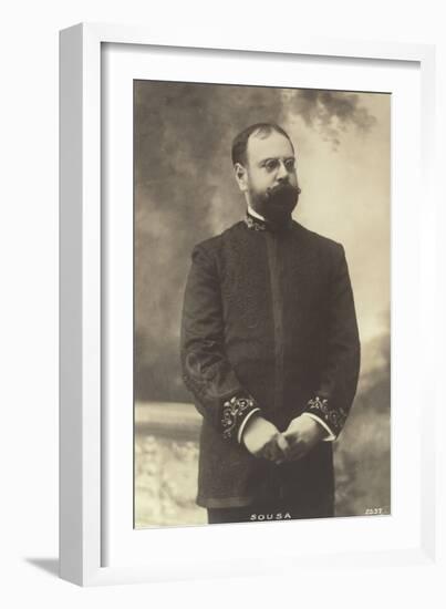 Portrait of John Philip Sousa-null-Framed Photographic Print