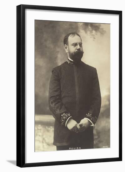 Portrait of John Philip Sousa-null-Framed Photographic Print