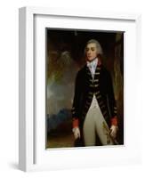 Portrait of John Richard West (1758-95) 4th Earl De La Warr, 1790-George Romney-Framed Giclee Print