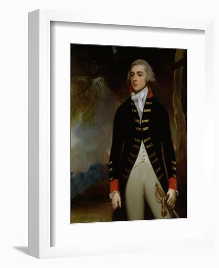 Portrait of John Richard West (1758-95) 4th Earl De La Warr, 1790-George Romney-Framed Giclee Print