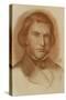 Portrait of John Ruskin, 1861-Dante Gabriel Charles Rossetti-Stretched Canvas