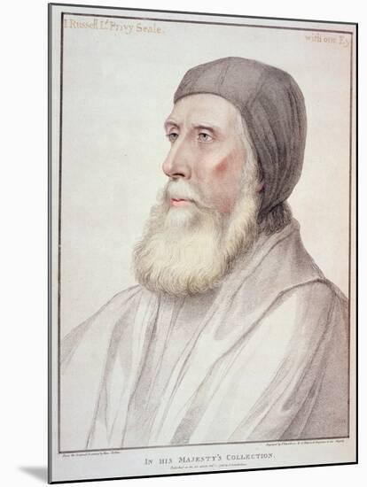 Portrait of John Russell 1st Earl of Bedford-Hans Holbein the Younger-Mounted Giclee Print