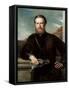 Portrait of John Scott, 3rd Earl of Eldon-George Richmond-Framed Stretched Canvas