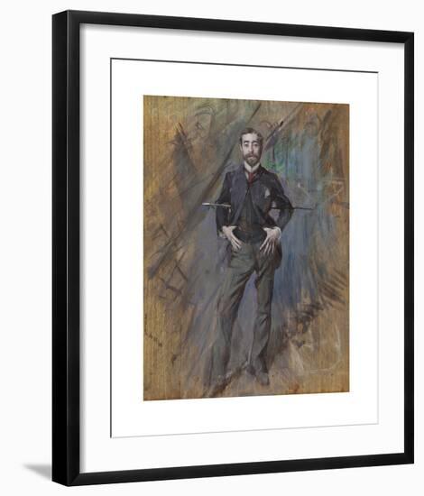 Portrait of John Singer Sargent-Giovanni Boldini-Framed Premium Giclee Print