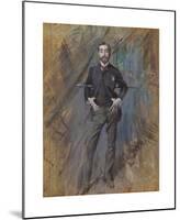 Portrait of John Singer Sargent-Giovanni Boldini-Mounted Premium Giclee Print