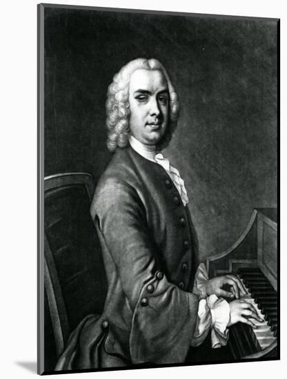 Portrait of John Stanley (1712-86)-null-Mounted Giclee Print