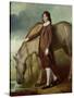 Portrait of John Walter Tempest-George Romney-Stretched Canvas