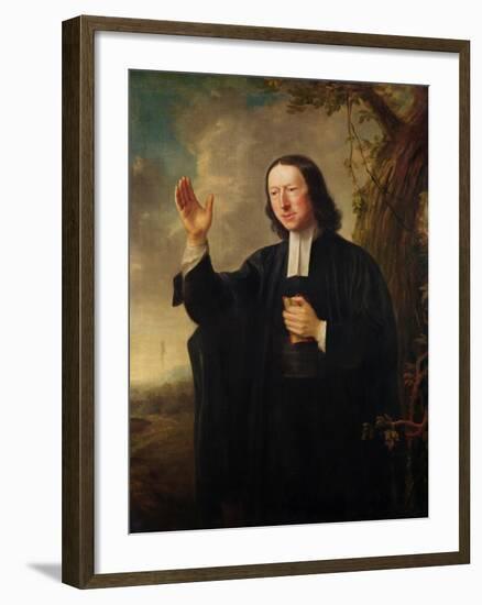 Portrait of John Wesley, c.1766-Nathaniel Hone-Framed Giclee Print