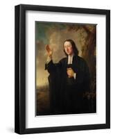 Portrait of John Wesley, c.1766-Nathaniel Hone-Framed Giclee Print