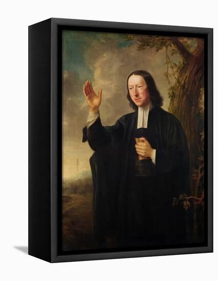 Portrait of John Wesley, c.1766-Nathaniel Hone-Framed Stretched Canvas