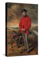 Portrait of John Whyte-Melville, of Bennochy and Strathkinness (1797-188)-Francis Grant-Stretched Canvas