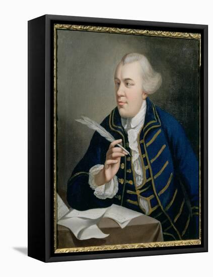 Portrait of John Wilkes (1727-97) C.1768-Robert Edge Pine-Framed Stretched Canvas