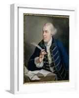 Portrait of John Wilkes (1727-97) C.1768-Robert Edge Pine-Framed Giclee Print