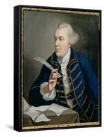 Portrait of John Wilkes (1727-97) C.1768-Robert Edge Pine-Framed Stretched Canvas