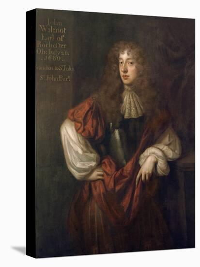 Portrait of John Wilmot (1647-80) 2nd Earl of Rochester-Sir Peter Lely-Stretched Canvas