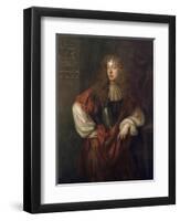 Portrait of John Wilmot (1647-80) 2nd Earl of Rochester-Sir Peter Lely-Framed Giclee Print