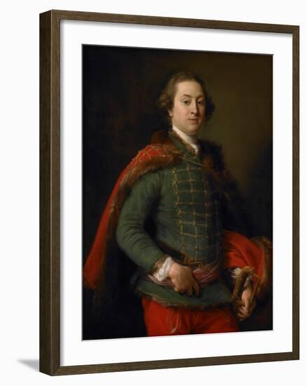 Portrait of John Woodyeare, 1750-Pompeo Girolamo Batoni-Framed Giclee Print