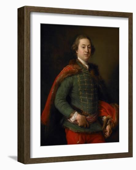 Portrait of John Woodyeare, 1750-Pompeo Girolamo Batoni-Framed Giclee Print