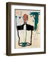 Portrait of John-Jean-Michel Basquiat-Framed Giclee Print