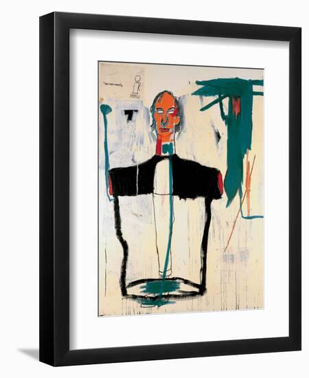 Portrait of John-Jean-Michel Basquiat-Framed Giclee Print