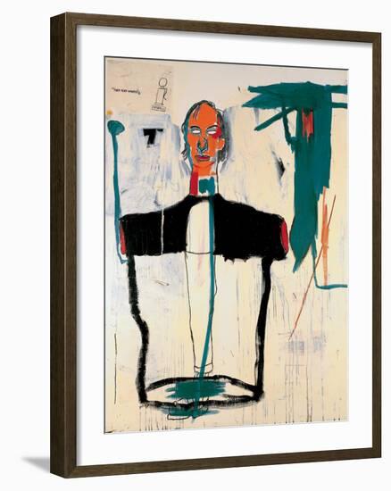 Portrait of John-Jean-Michel Basquiat-Framed Giclee Print