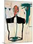Portrait of John-Jean-Michel Basquiat-Mounted Giclee Print