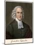 Portrait of Jonathan Edwards (1703-1758), American Theologian, with His Signature.-null-Mounted Giclee Print