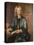 Portrait of Jonathan Swift-Charles Jervas-Stretched Canvas