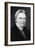Portrait of Jons Jacob Berzelius-null-Framed Giclee Print
