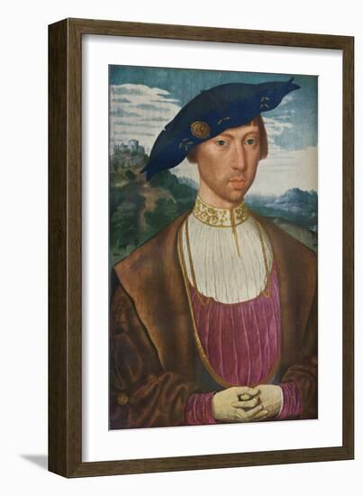 'Portrait of Joost van Bronckhorst', c1520-Jan Mostaert-Framed Giclee Print