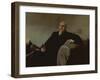 Portrait of Jose Echegaray Y Eizaguire (1832-1916) Spanish Mathematician and Dramatist-Joaquin Sorolla y Bastida-Framed Giclee Print