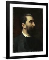 Portrait of Jose-Maria De Heredia (1842-1905), Poet-Emile Levy-Framed Giclee Print