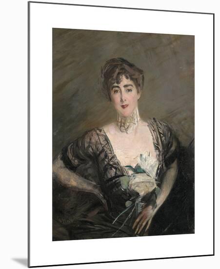 Portrait of Josefina Alvear de Errazuriz-Giovanni Boldini-Mounted Premium Giclee Print