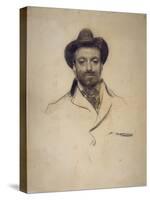 Portrait of Josep Maria Sert (1874-194)-Ramon Casas-Stretched Canvas