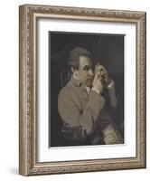 Portrait of Joseph Baretti, Copy-Sir Joshua Reynolds-Framed Giclee Print