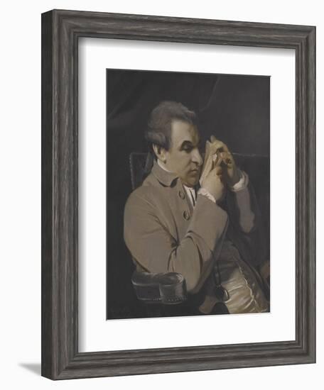 Portrait of Joseph Baretti, Copy-Sir Joshua Reynolds-Framed Giclee Print