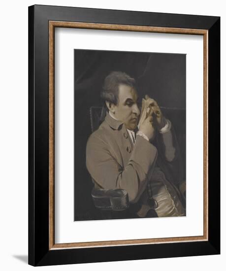 Portrait of Joseph Baretti, Copy-Sir Joshua Reynolds-Framed Giclee Print