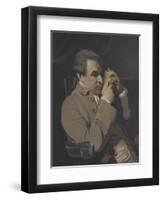 Portrait of Joseph Baretti, Copy-Sir Joshua Reynolds-Framed Giclee Print