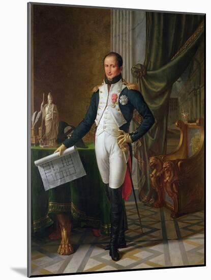 Portrait of Joseph Bonaparte King of Spain, 1808-Jean-Baptiste Joseph Wicar-Mounted Giclee Print