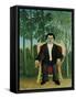 Portrait of Joseph Brummer, 1909-Henri Rousseau-Framed Stretched Canvas