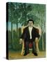 Portrait of Joseph Brummer, 1909-Henri Rousseau-Stretched Canvas