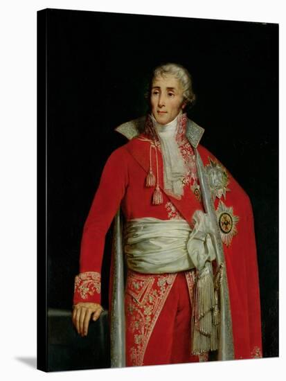 Portrait of Joseph Fouche (1759-1820) Duke of Otranto-Louis Edouard Dubufe-Stretched Canvas