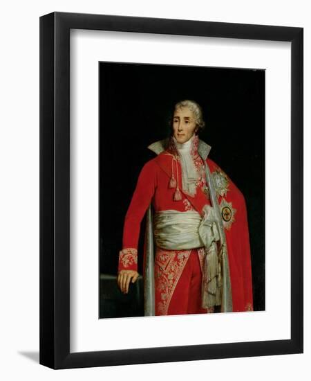 Portrait of Joseph Fouche (1759-1820) Duke of Otranto-Louis Edouard Dubufe-Framed Giclee Print