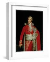 Portrait of Joseph Fouche (1759-1820) Duke of Otranto-Louis Edouard Dubufe-Framed Giclee Print