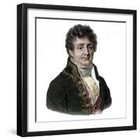 Portrait of Joseph Fourier (1768-1833) French mathematician and physicist-French School-Framed Giclee Print