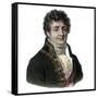 Portrait of Joseph Fourier (1768-1833) French mathematician and physicist-French School-Framed Stretched Canvas